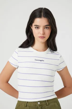 Striped Los Angeles Tee