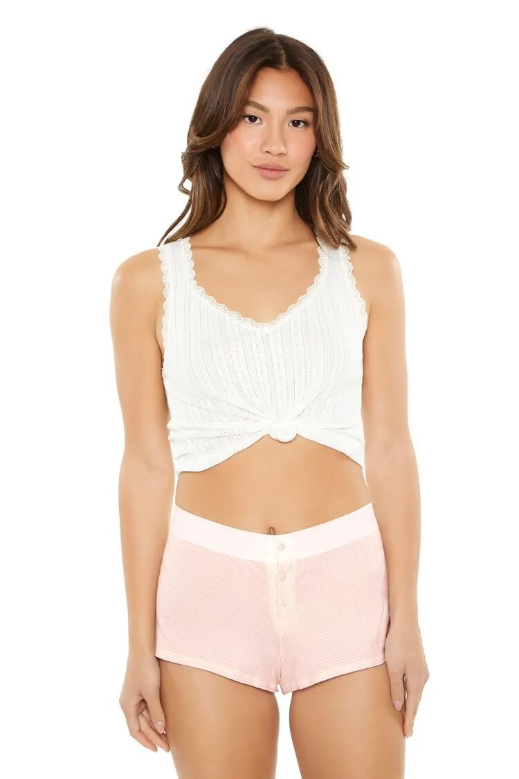 Striped Pajama Shorts