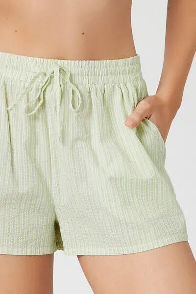 Striped Pajama Shorts