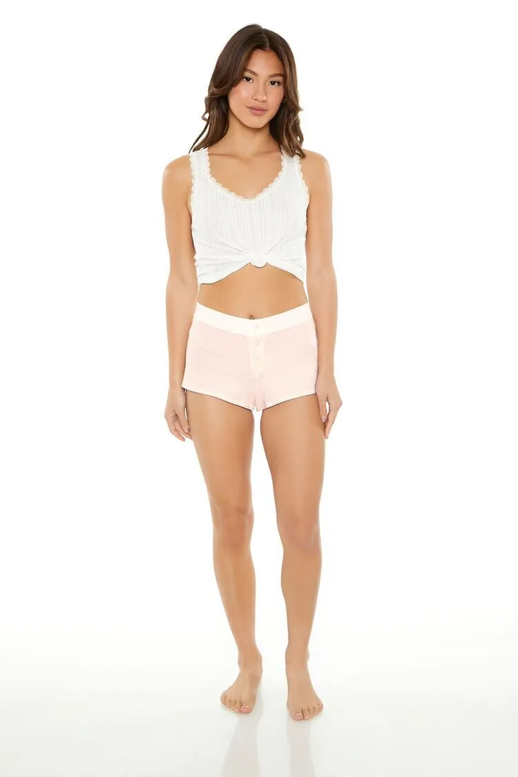 Striped Pajama Shorts