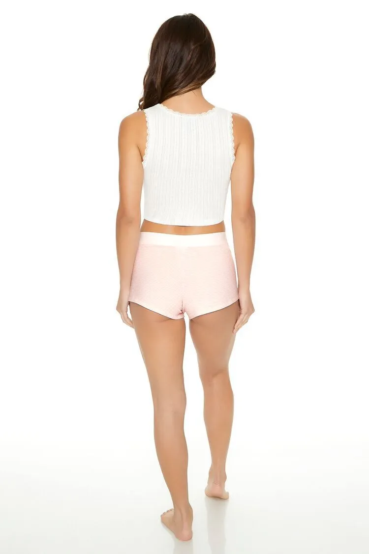 Striped Pajama Shorts