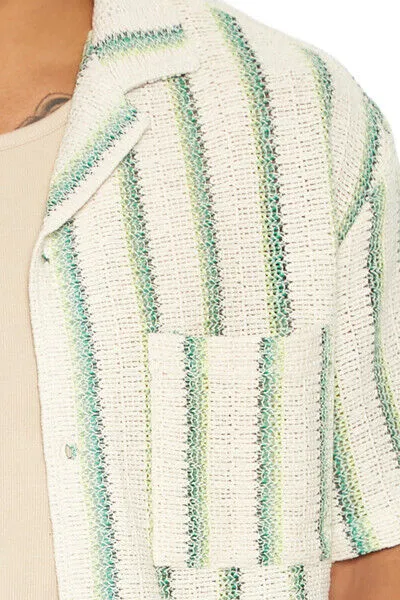 Striped Patch Pocket Shirt