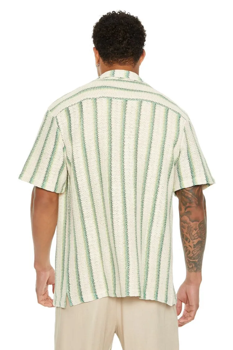 Striped Patch Pocket Shirt