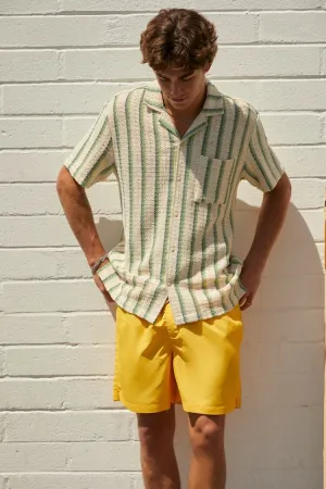 Striped Patch Pocket Shirt