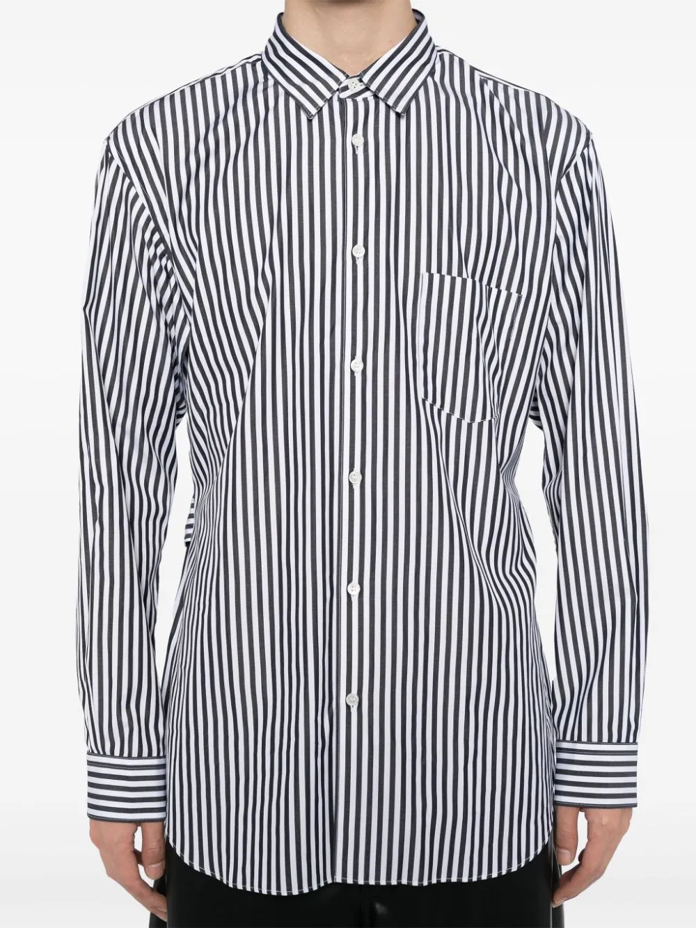 Striped Shirt With Strap