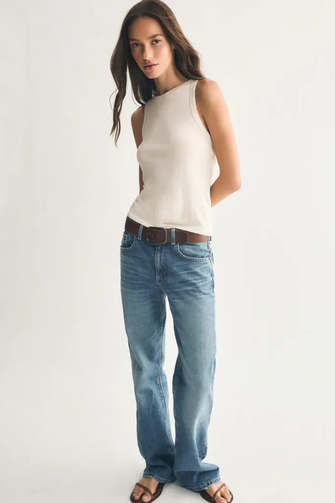 Select Airy Tank in Crystal by Z Supply EcoFriendly Dye Process