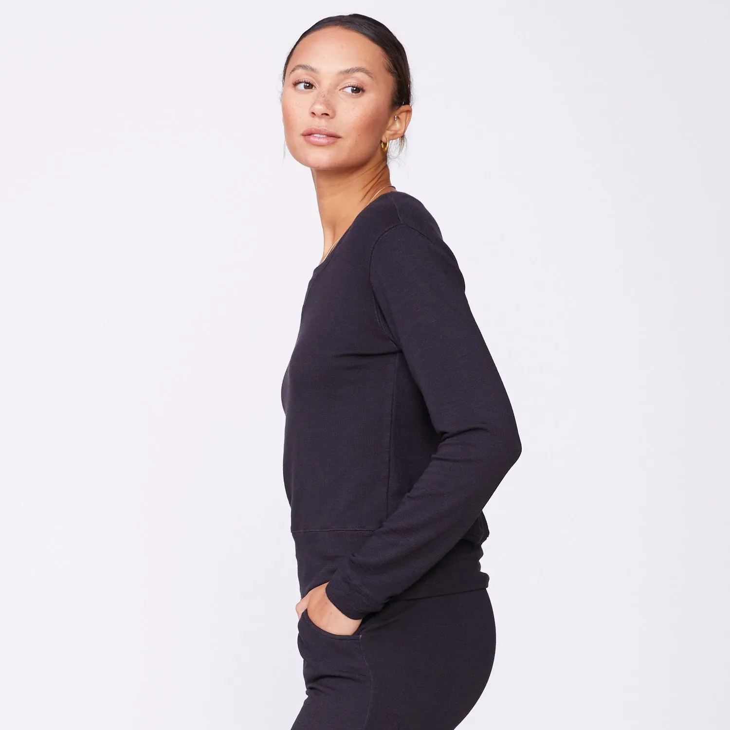 Flare Swing Supersoft Crew Neck Sweatshirt