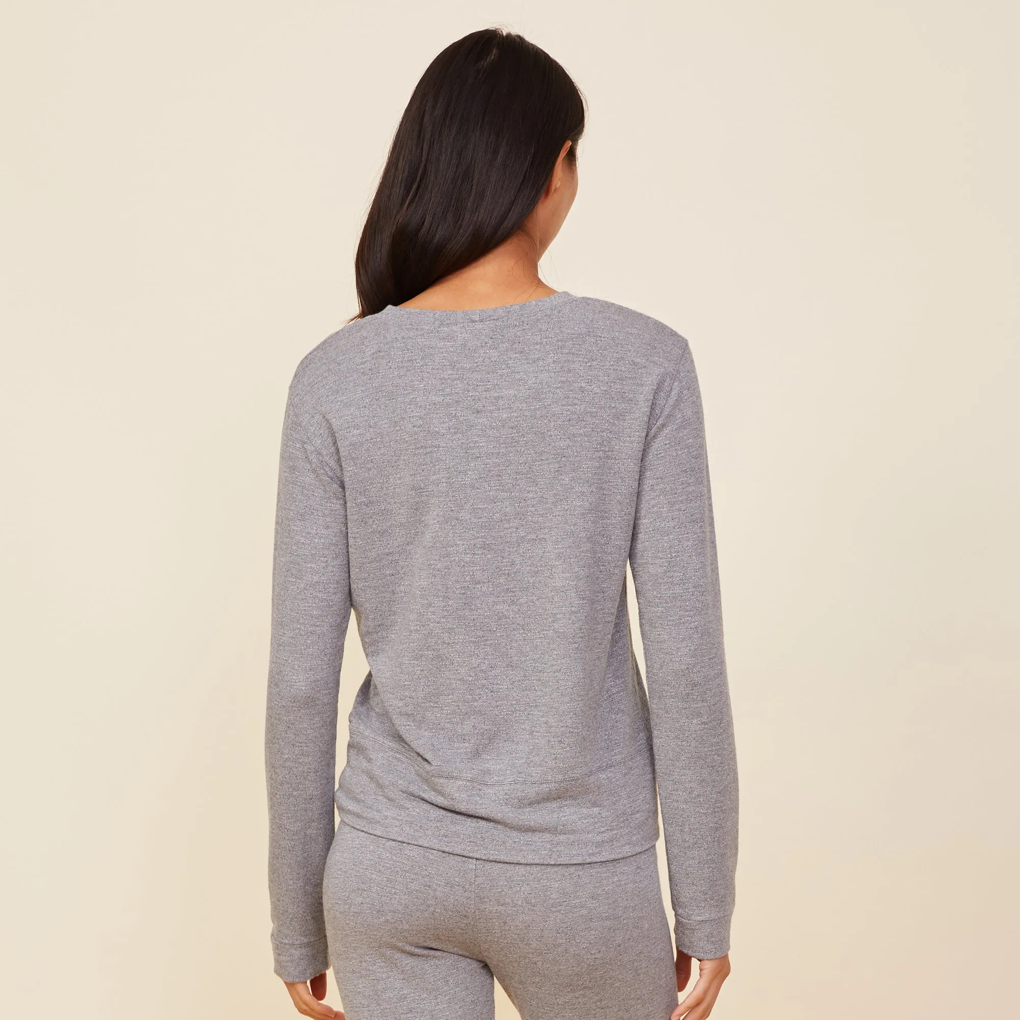 Modern-style Supersoft Crew Neck Sweatshirt