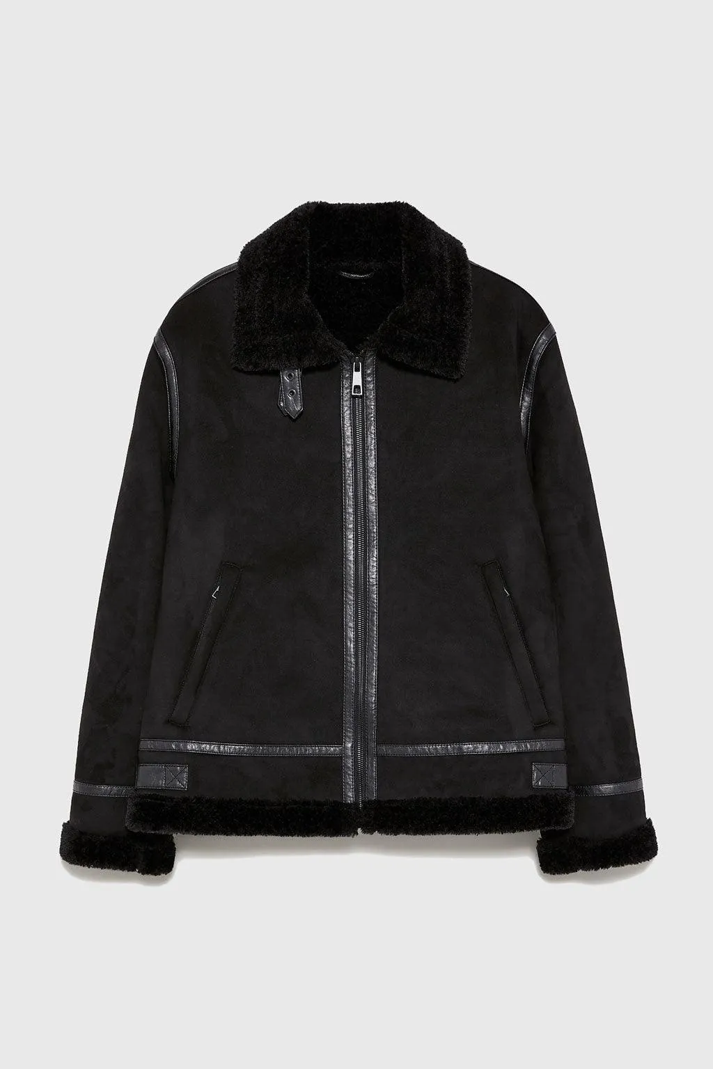 Suede Lapel Jacket – Soft Winter Coat with Casual Elegance in Solid Colors