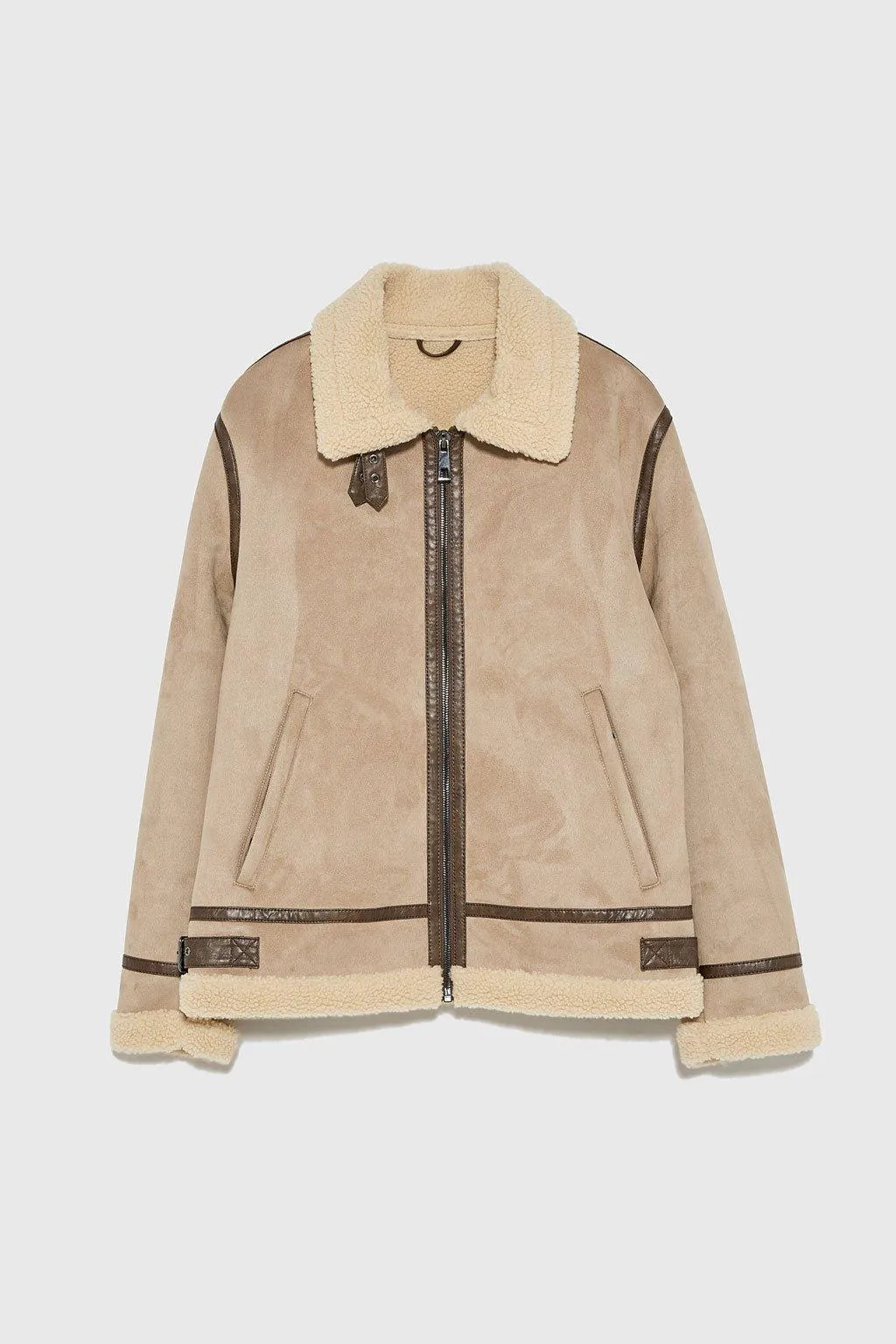 Suede Lapel Jacket – Soft Winter Coat with Casual Elegance in Solid Colors
