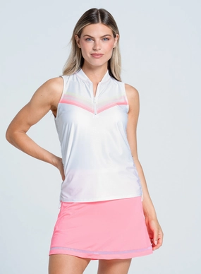 BambooBlend Sunset Spin Zip Tank