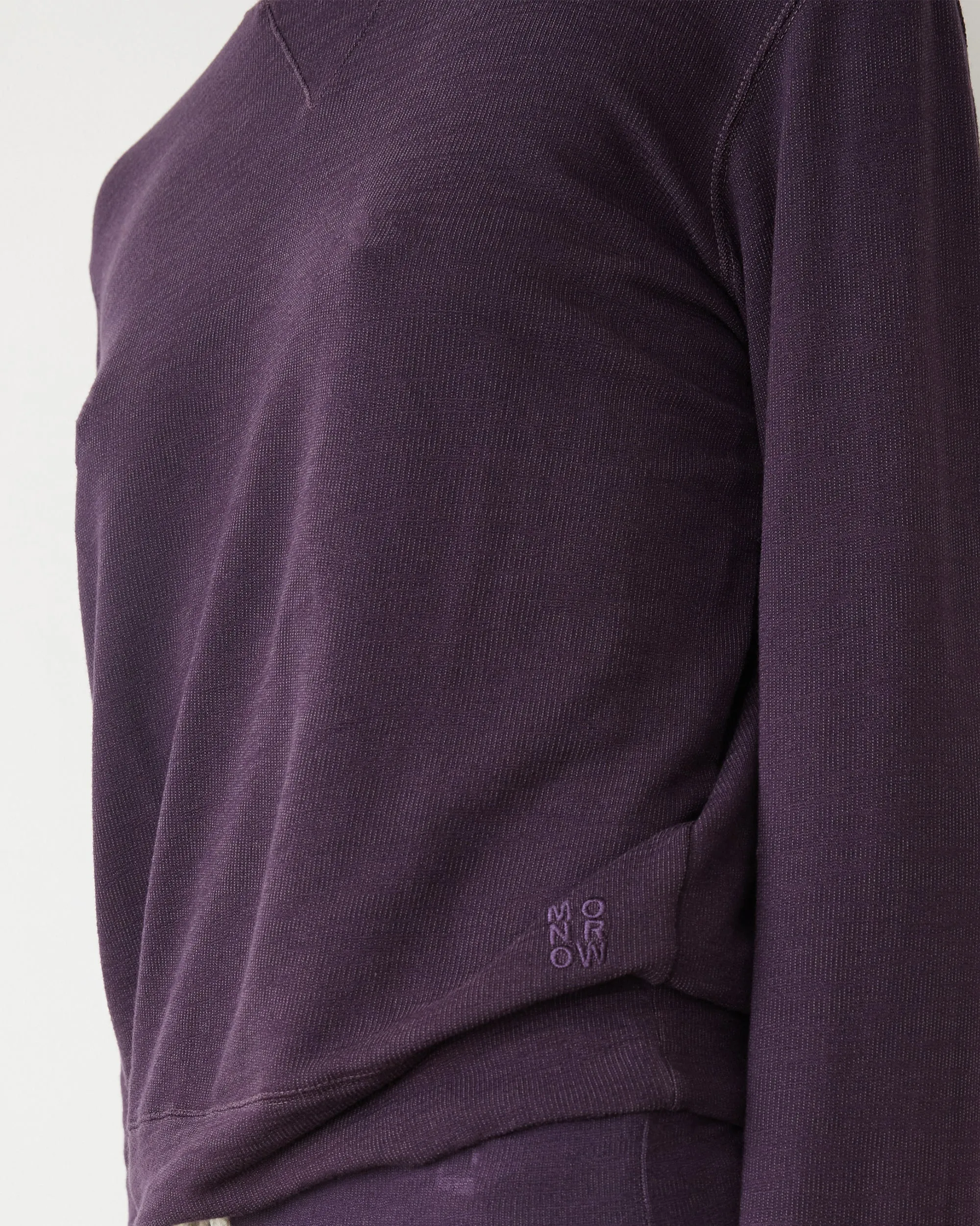 Supersoft Crew Neck Sweatshirt Smooth Blend Tonal-Panel