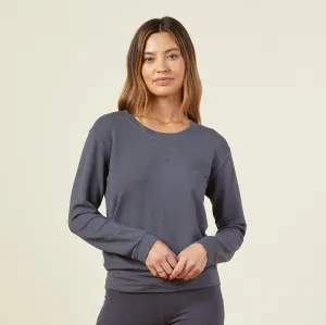 Lounge Outfit Non-Iron Supersoft Crew Neck Sweatshirt