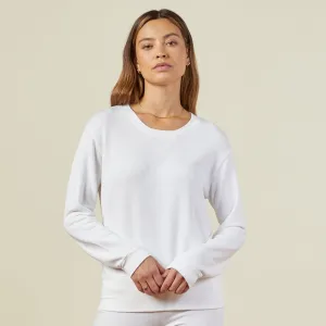 Supersoft Crew Neck Sweatshirt Soft Volume Daily Chic