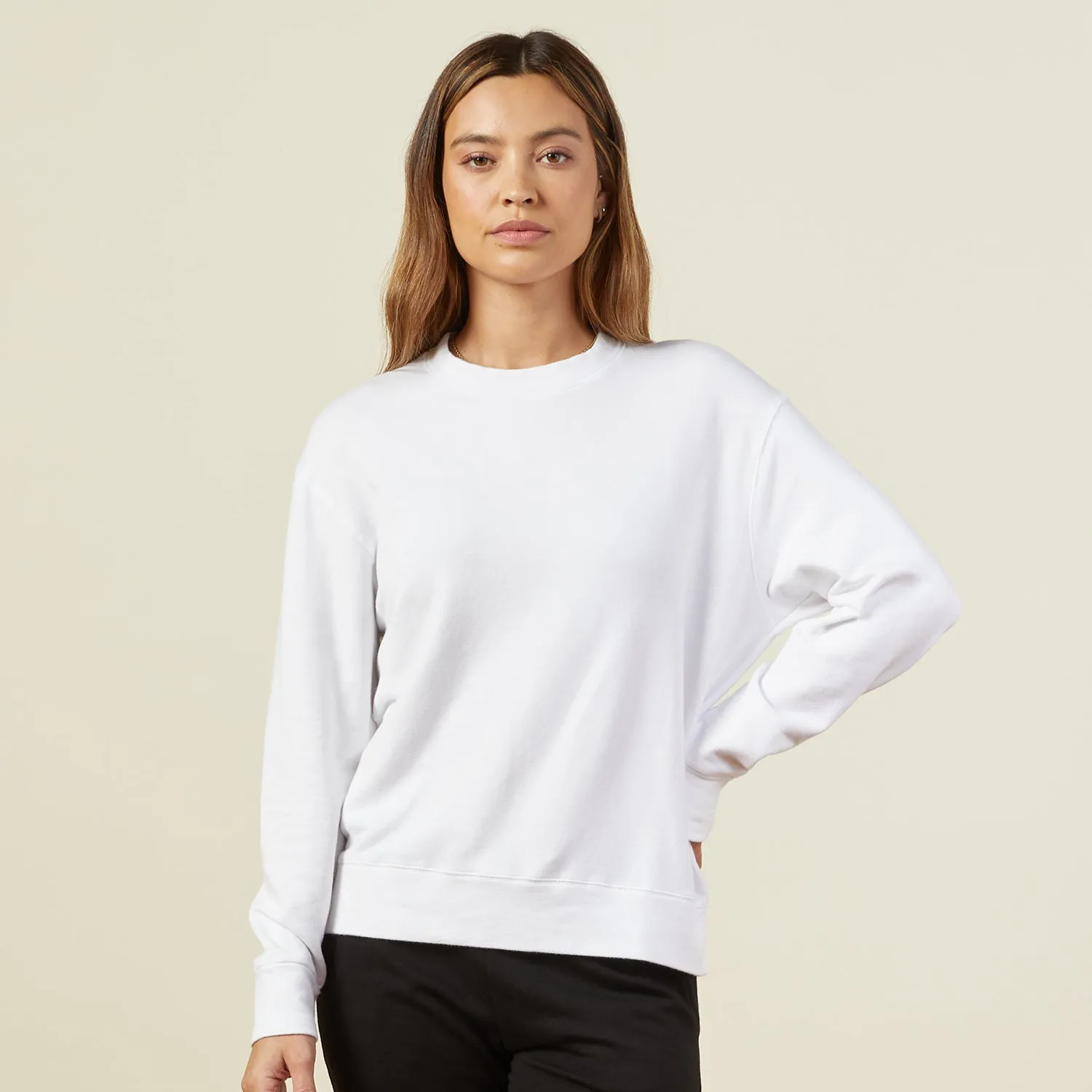 Supersoft Fleece Boyfriend Sweatshirt Luxe Touch Unisex Option