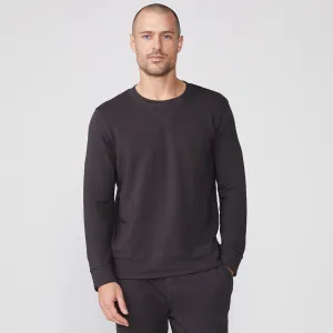 Ventilation Panel Supersoft Fleece Crew Neck Sweatshirt