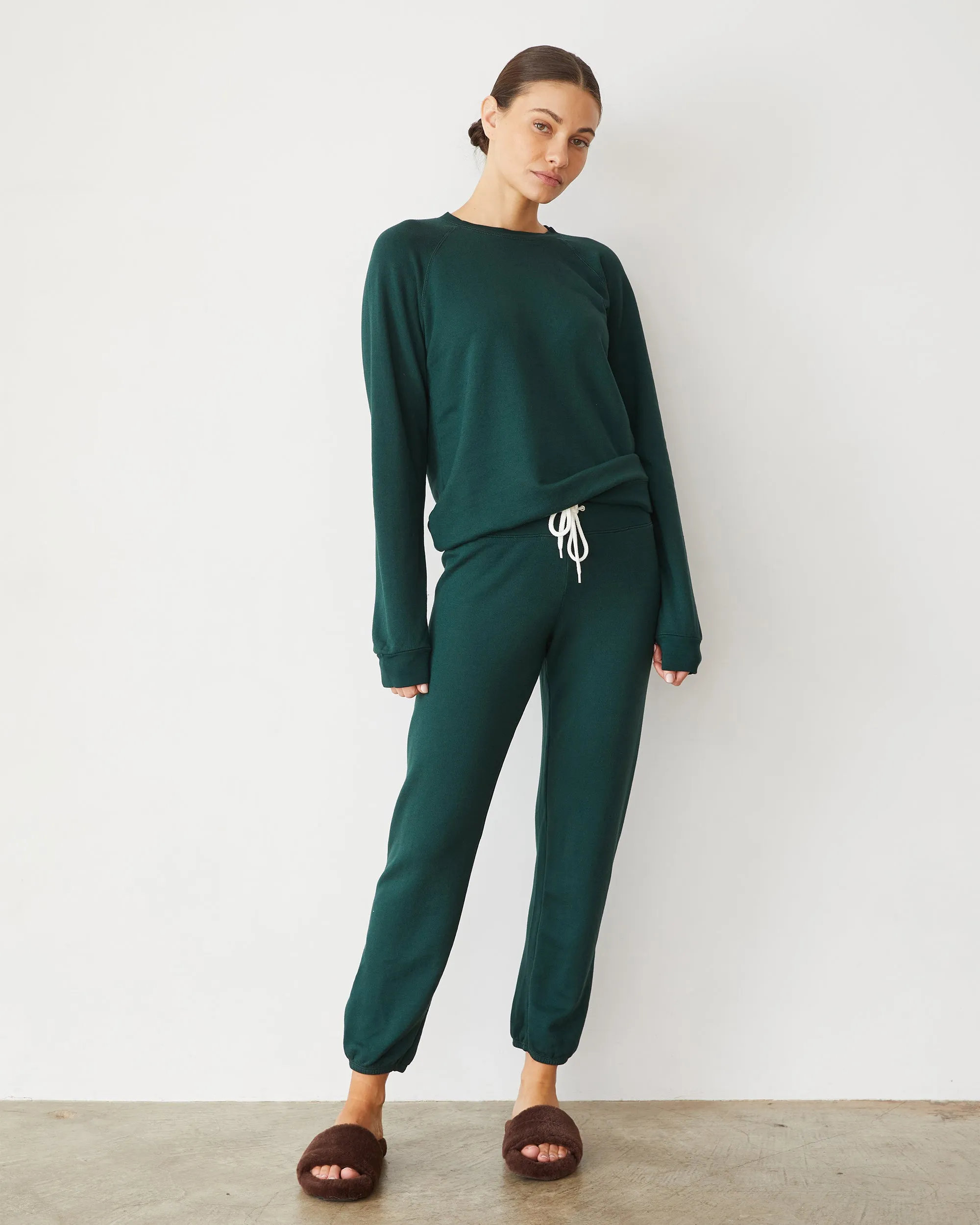 Supersoft Fleece Vintage Raglan Sleek Draping