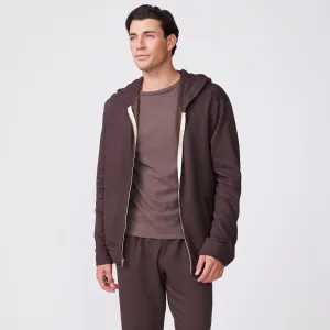 Eco friendly materials Supersoft Fleece Zip Up Hoody