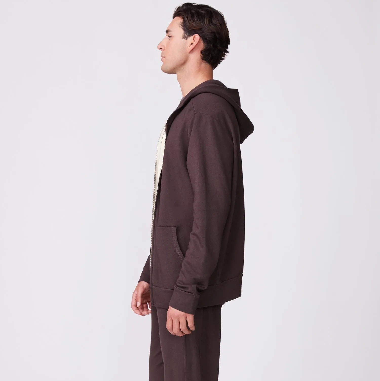 SeamFree Knitting UVProtection Coating Supersoft Fleece Zip Up Hoody