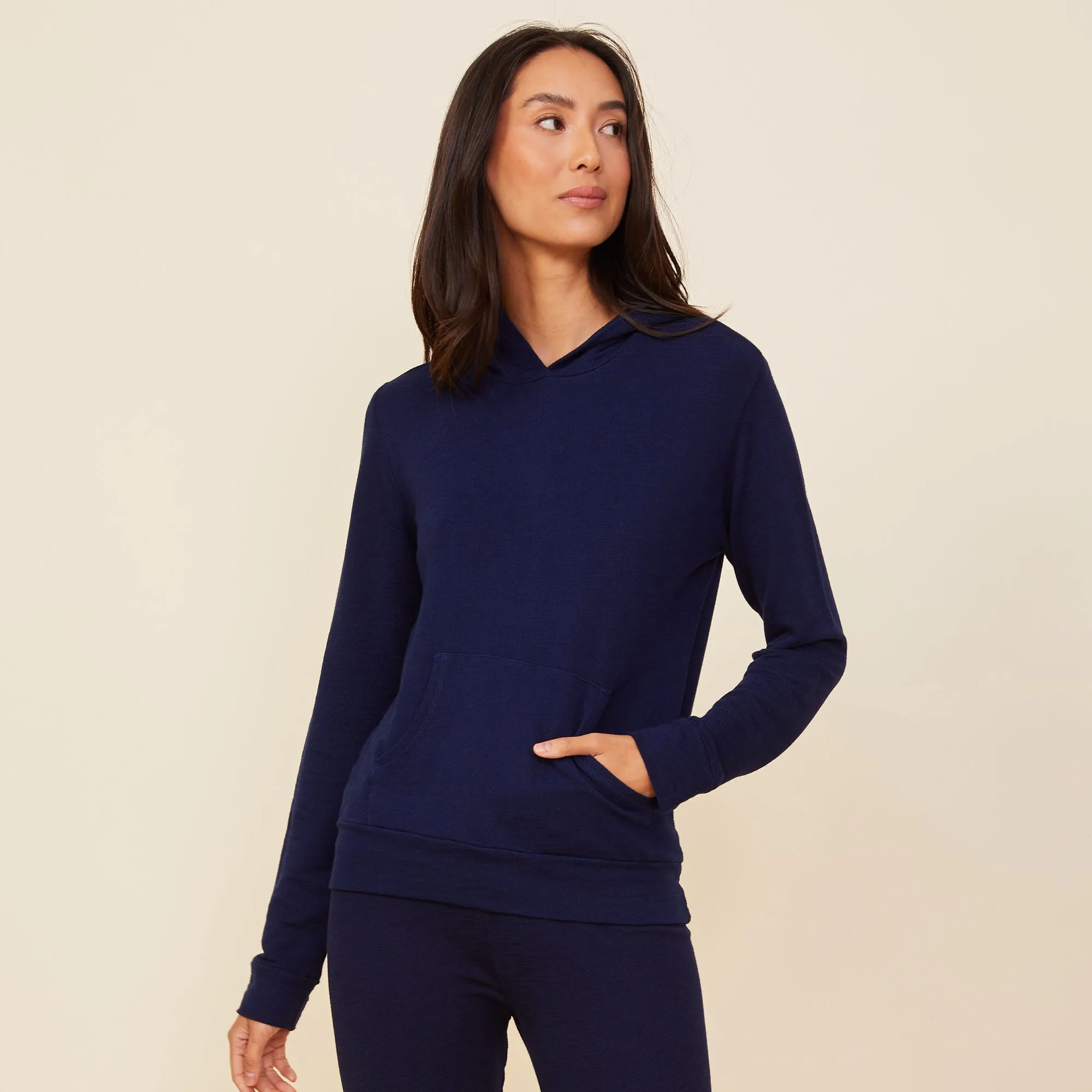 Supersoft Pullover Hoody Relaxed and Elegant