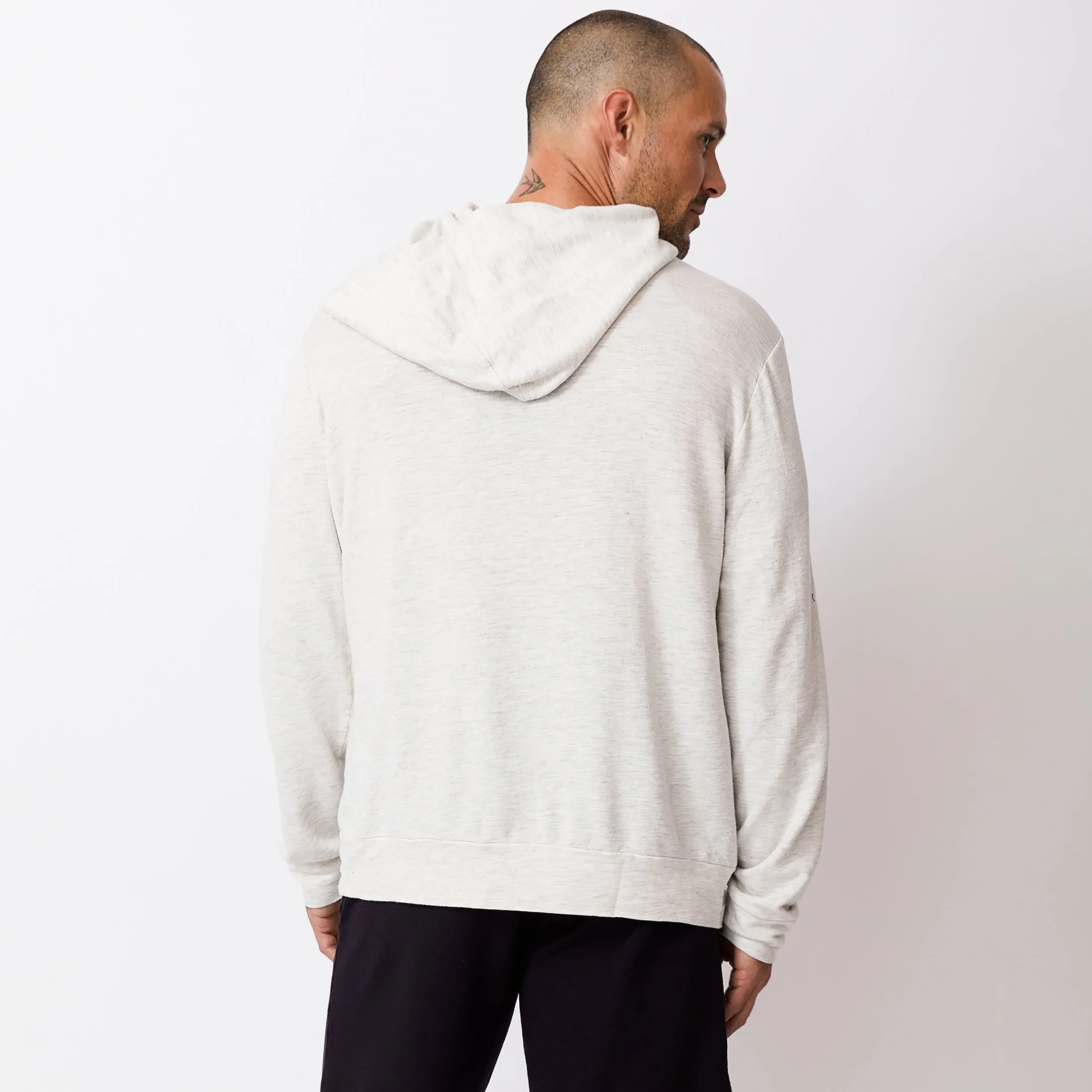 Supersoft Pullover Hoody ContouredPanels AdjustableHemCuffs