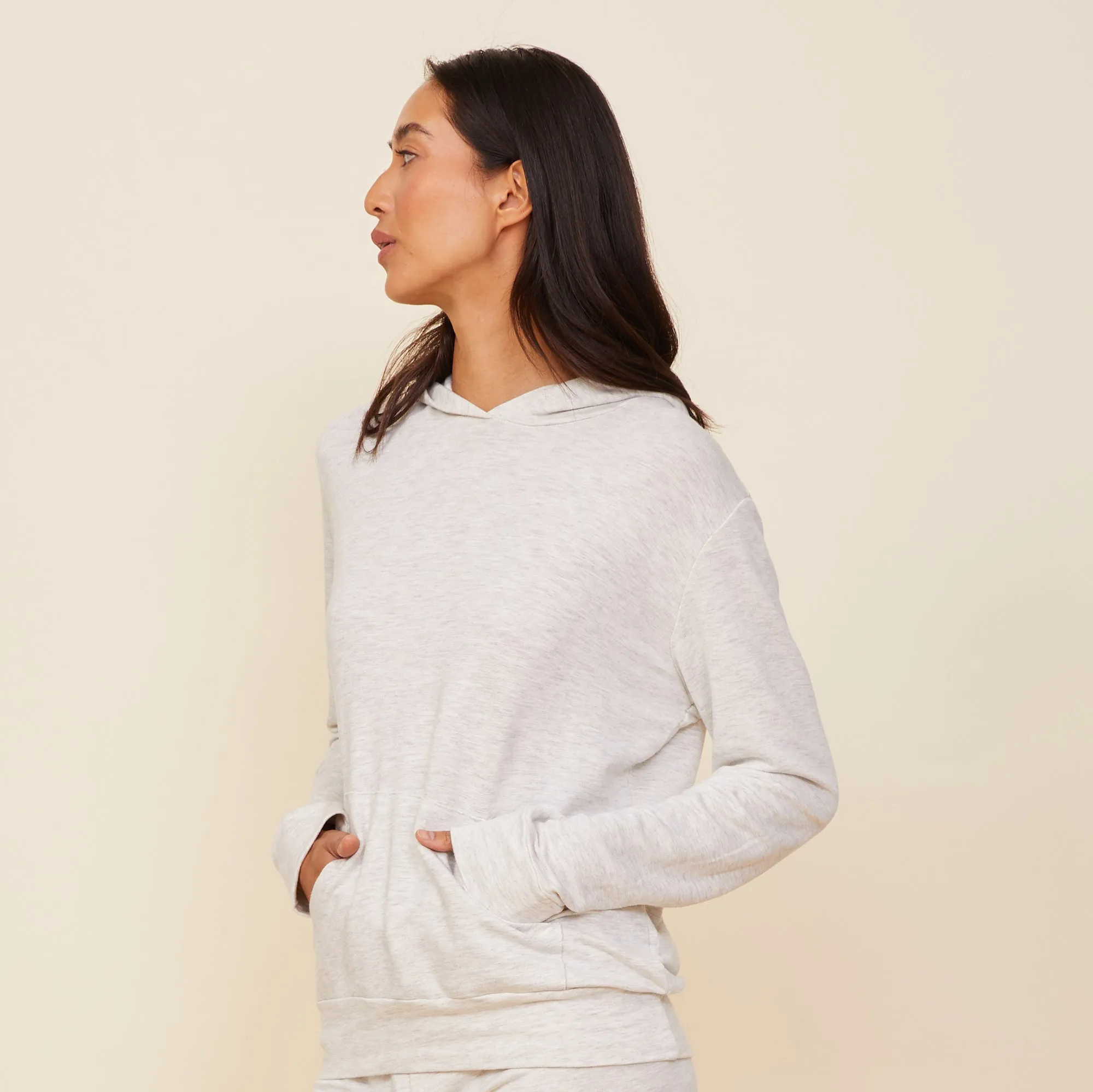 Supersoft Pullover Hoody Street-Style Soft Draping