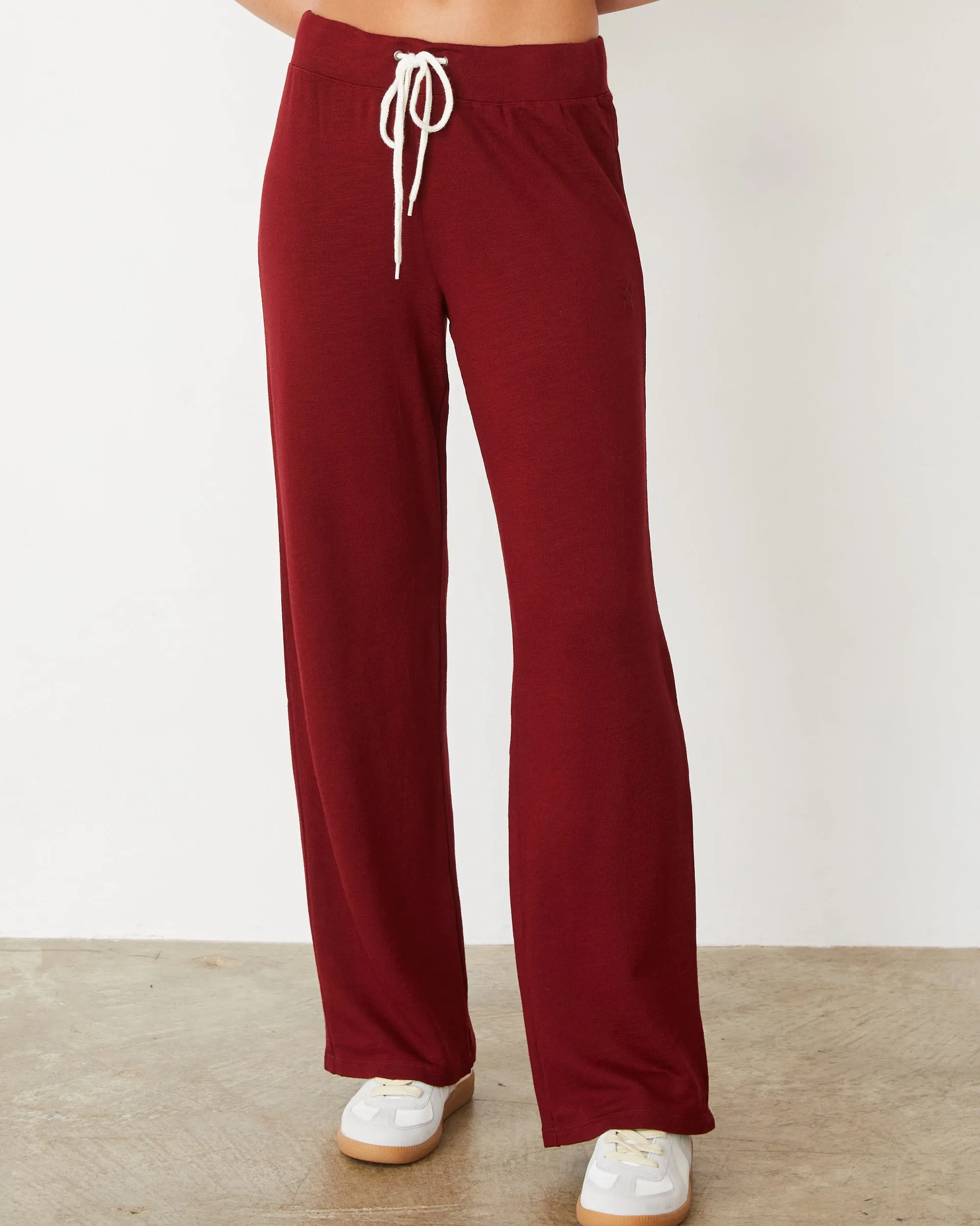 Plaid detail Supersoft Straight Leg Vintage Sweat