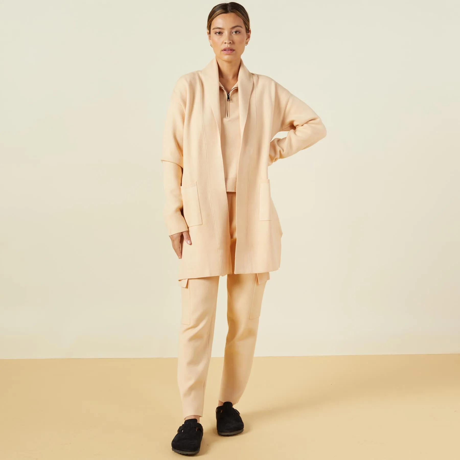 HiddenZipper Supersoft Sweater Knit Cardigan