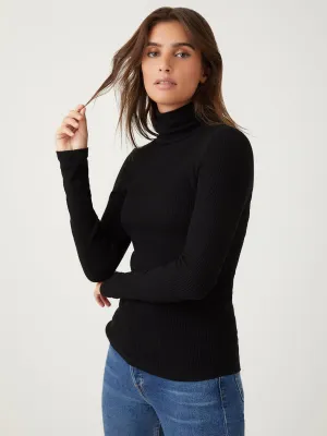 Long Sleeve Turtleneck CompactSize Flatlock Seam Technology