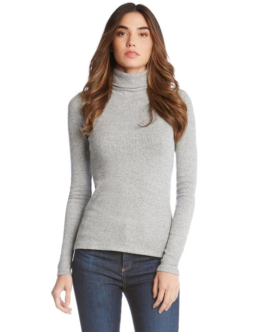 Durable Reinforced Shoulders Relaxed Design Long Sleeve Turtleneck
