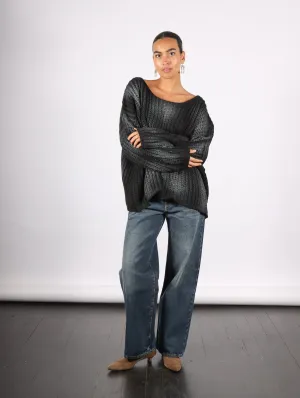 Sweater in Black by Sanctamuerte