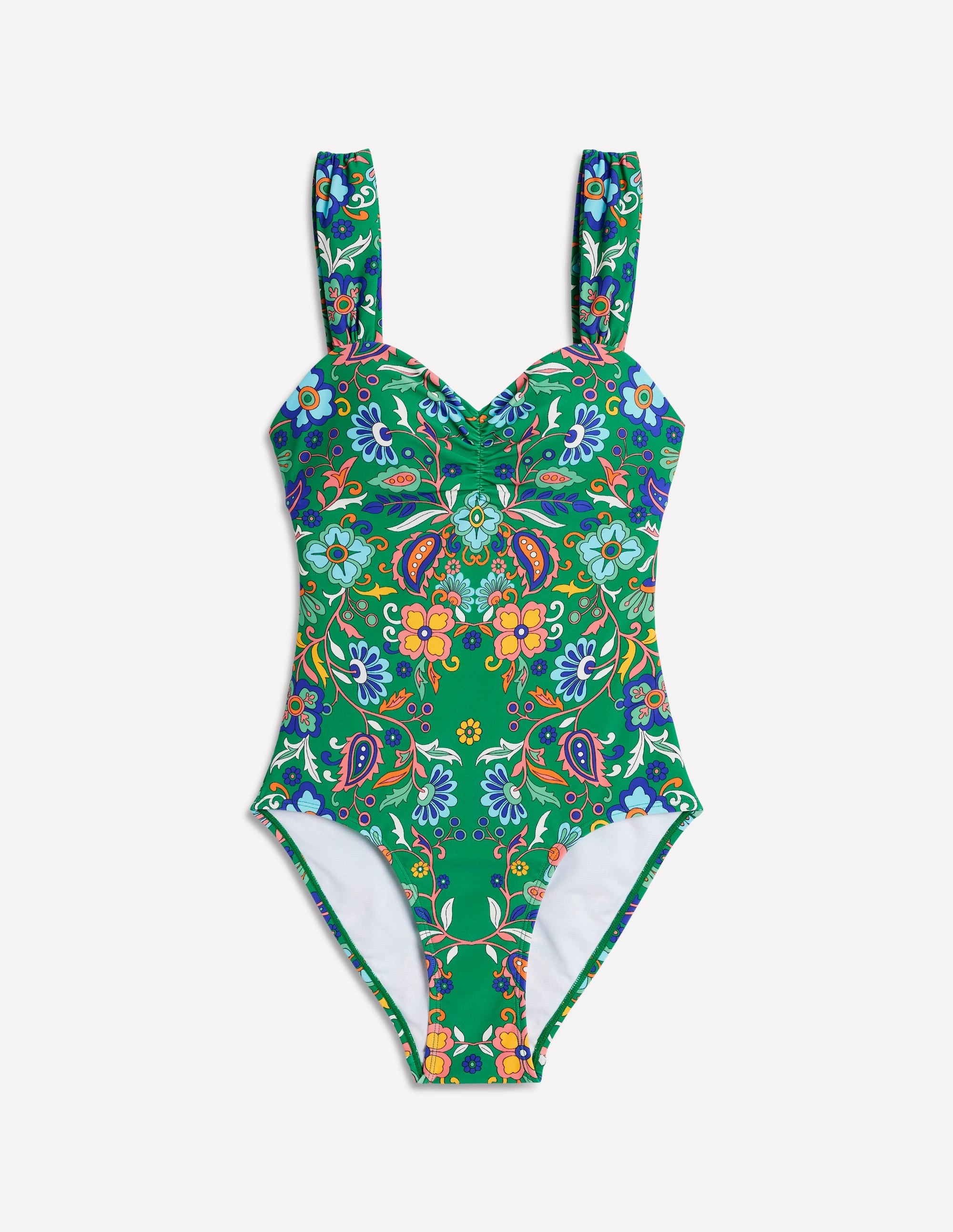 Sweetheart Swimsuit-Emerald, Oriental Paradise Anti Microbial Lining