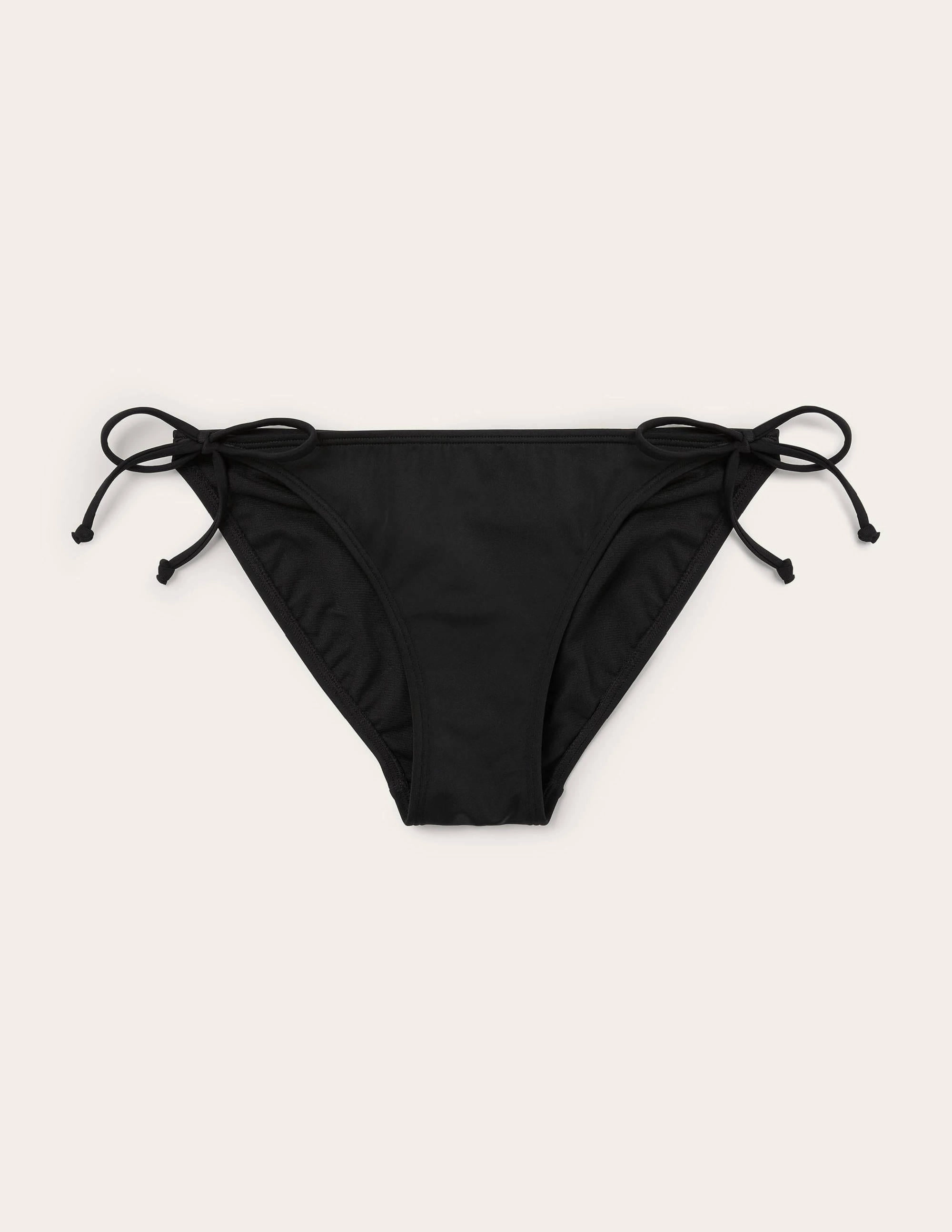 Water Adventures Symi String Bikini Bottoms-Black