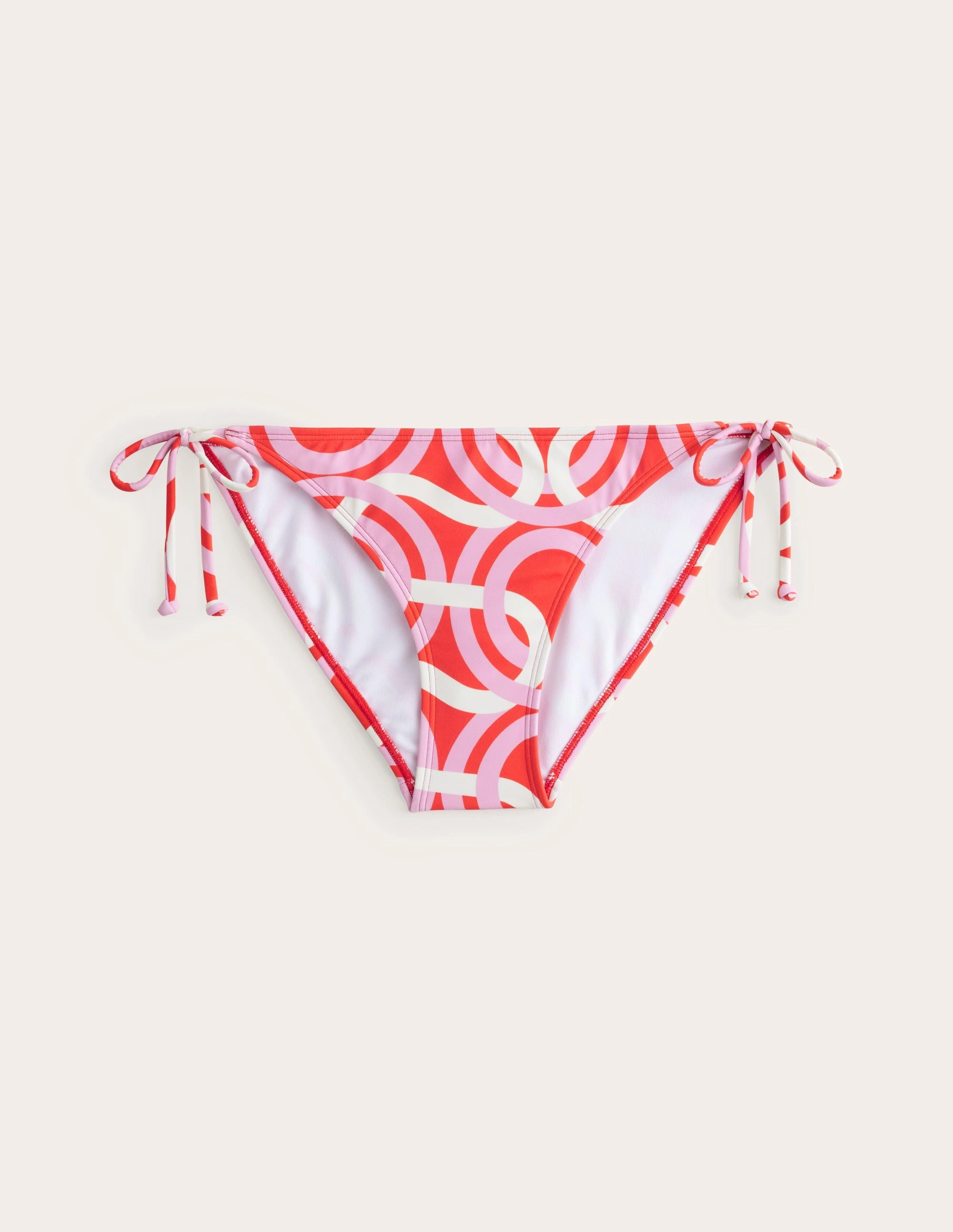 Symi String Bikini Bottoms-Fiesta, Geo Whirl Water Sport Attire Relaxation Wear