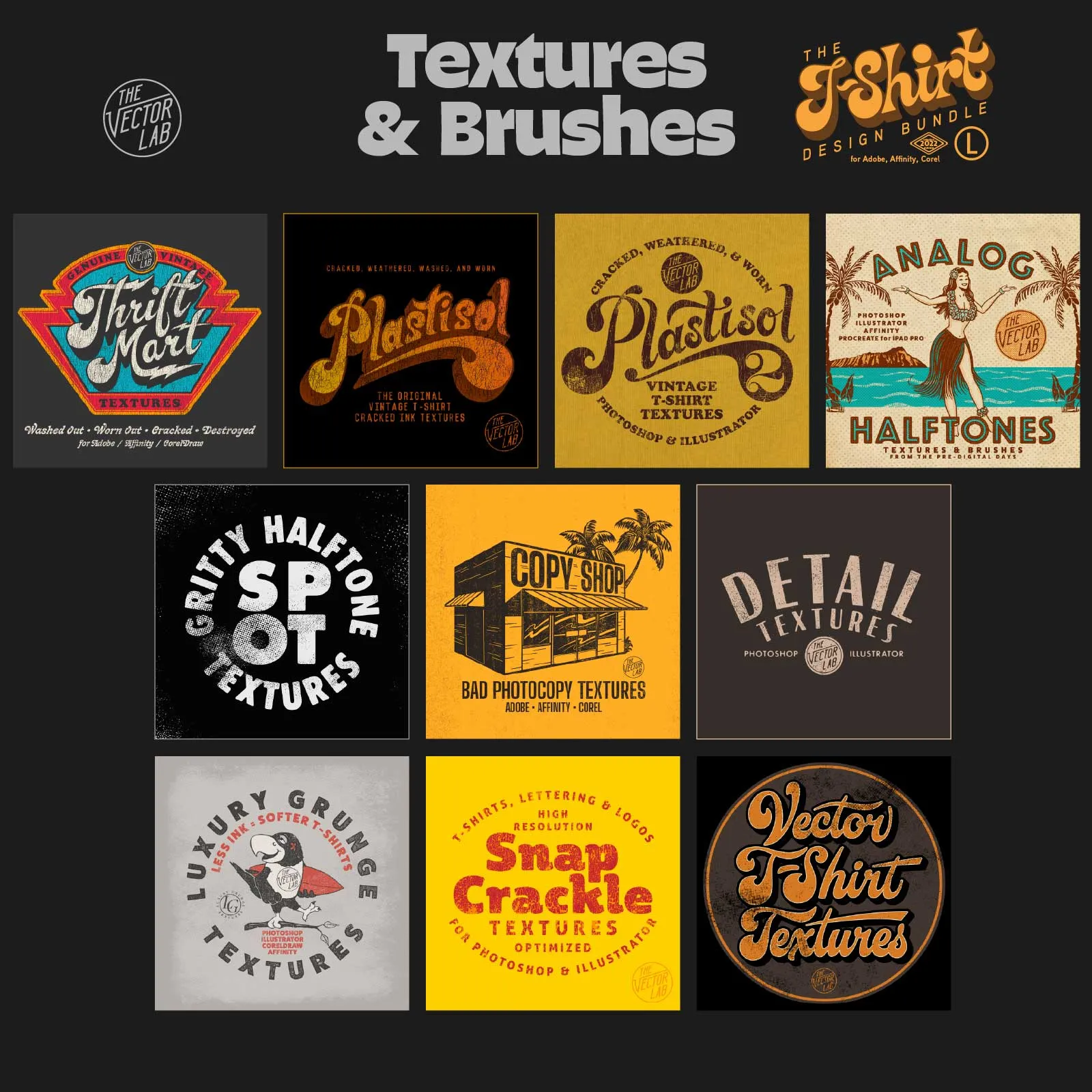 T-Shirt Design Bundle (L)
