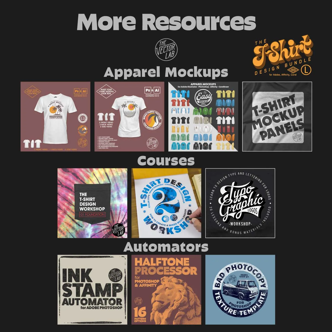 T-Shirt Design Bundle (L)