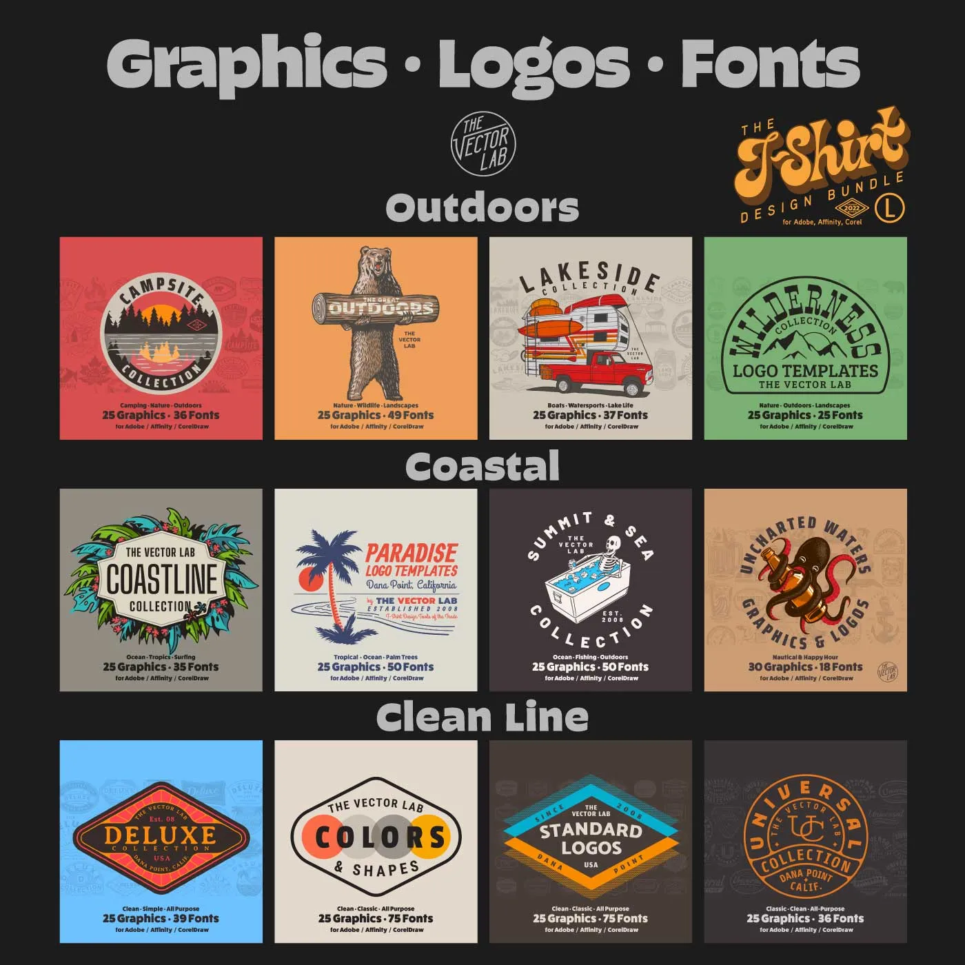 T-Shirt Design Bundle (L)