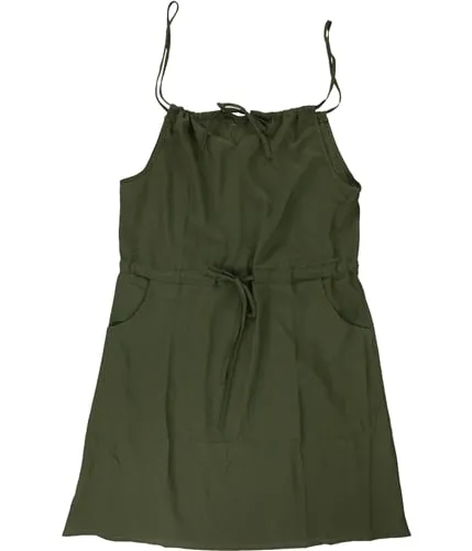 Tags Weekly Womens Solid Shirt Dress, TW1