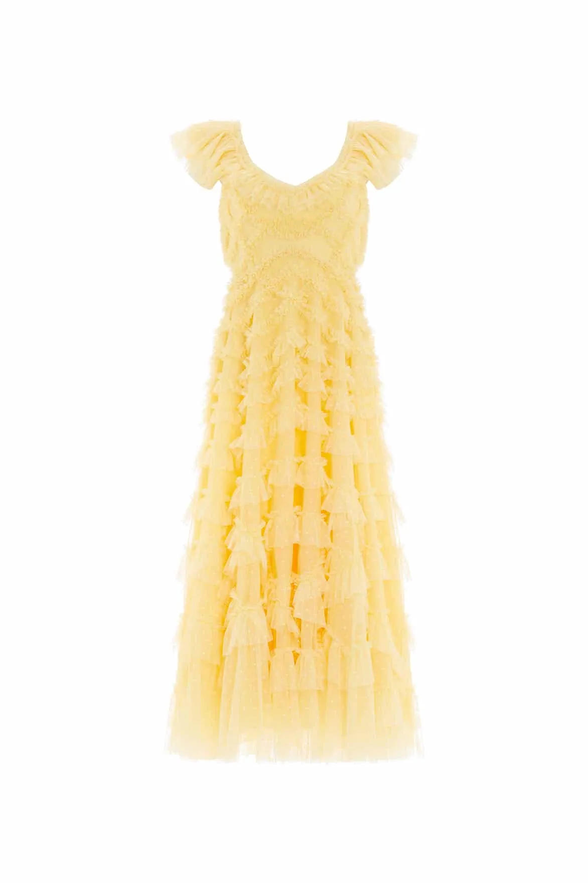 StretchableKnit Clean Tone Lola Backless Ballerina Dress