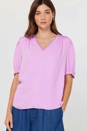 Modular Layering System TwillWeave Taking It All In Purple Top