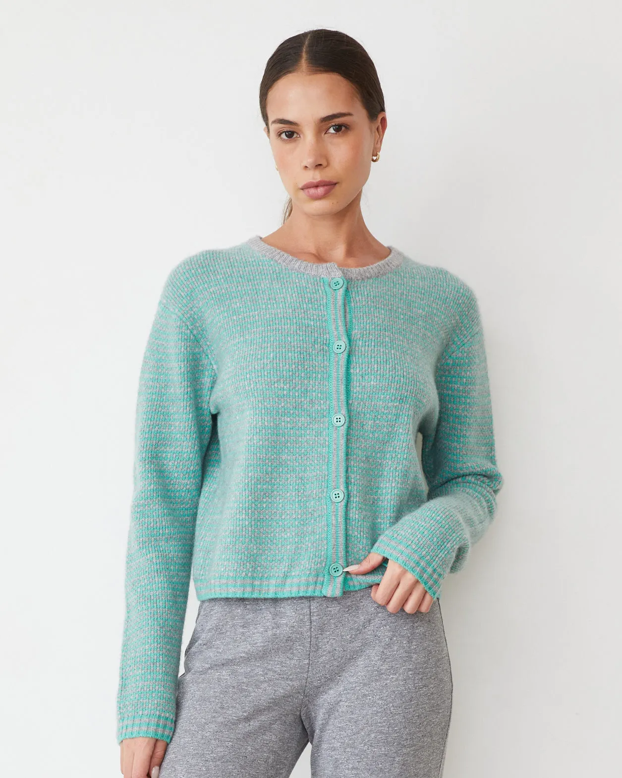 Cashmere Cardigan BreathableBack