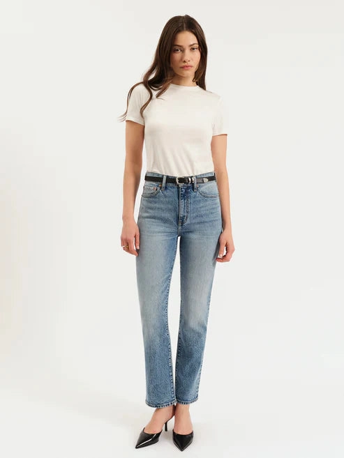 Cool Comfort Detachable belt Daze Denim Smarty Pants High Rise Slim Straight in Face to Face