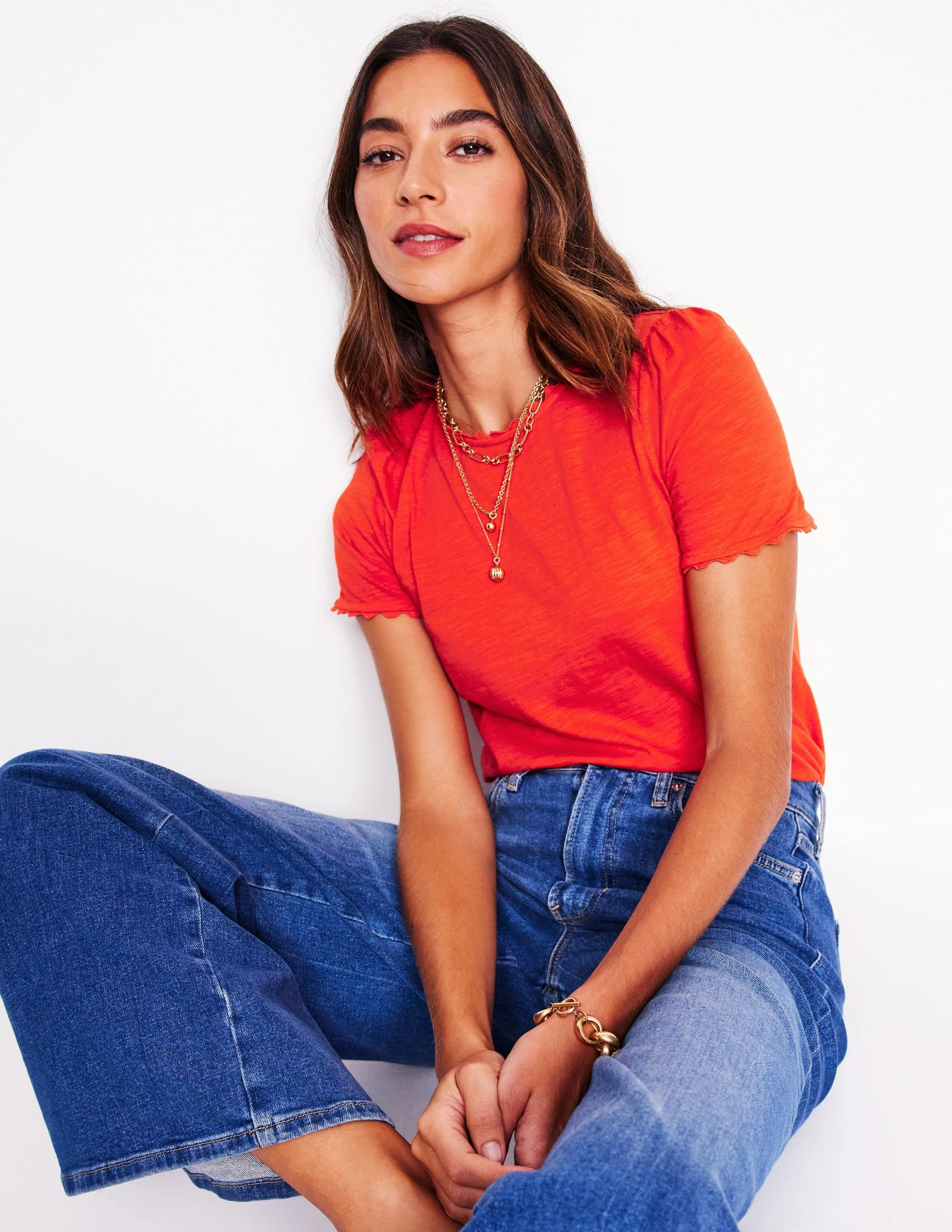 Ali Ricrac T-shirt-Fiesta ButterSoft Handfeel WrinkleFree Finish