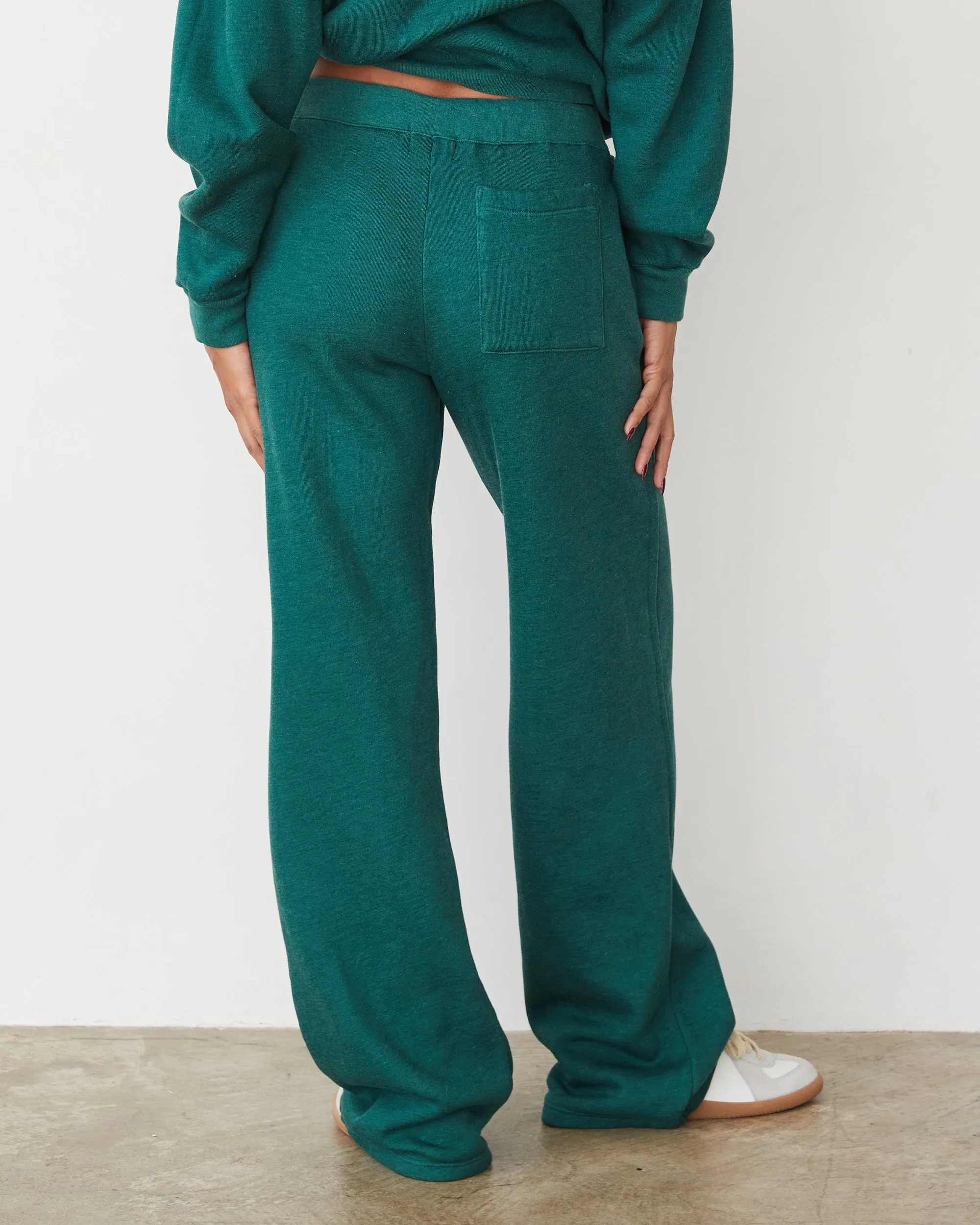 Teddy Fleece Oversized Straight Leg Sweat HiddenZipper Button Down Collar