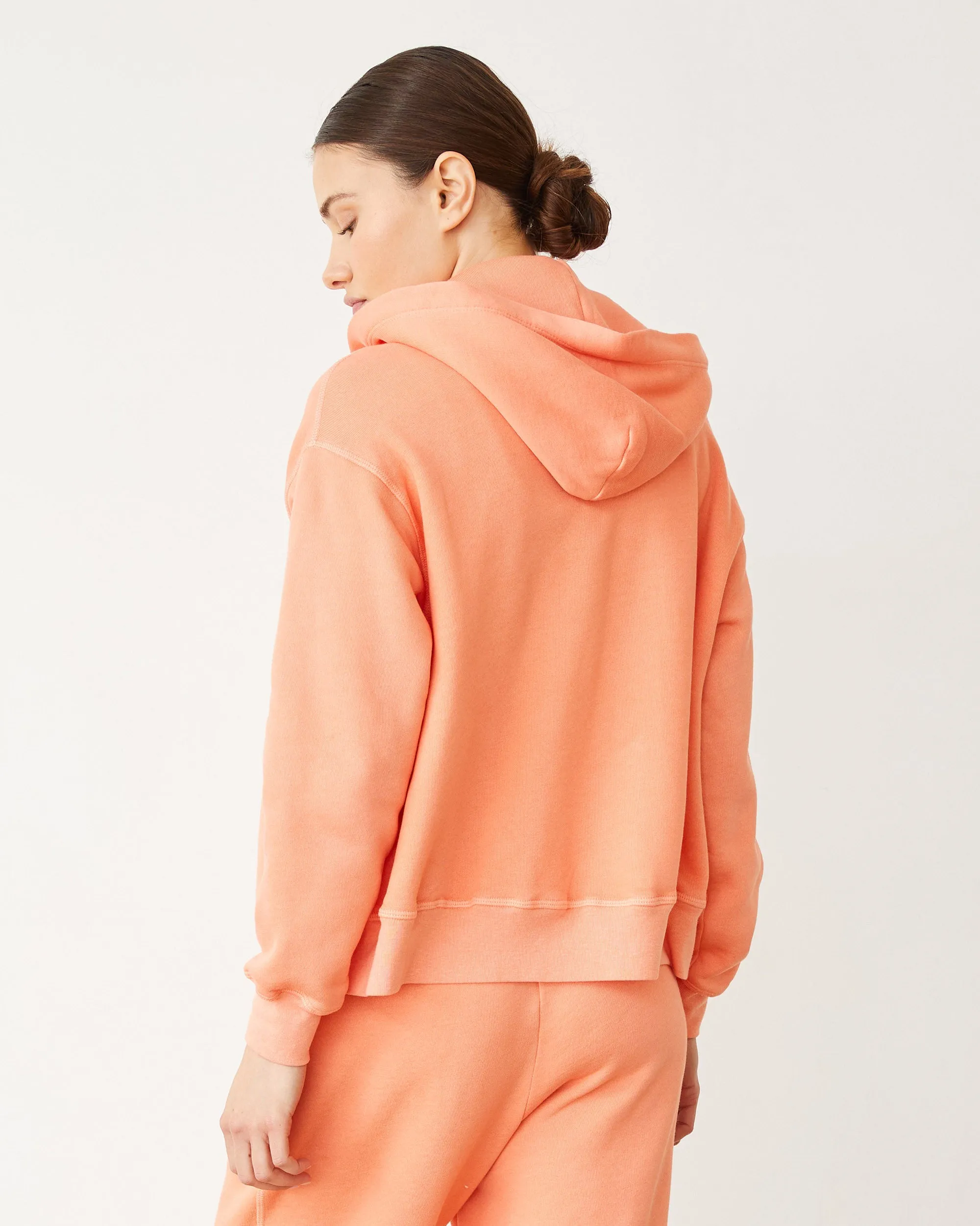 WrinkleResistant Teddy Fleece Relaxed Zip Up Hoody