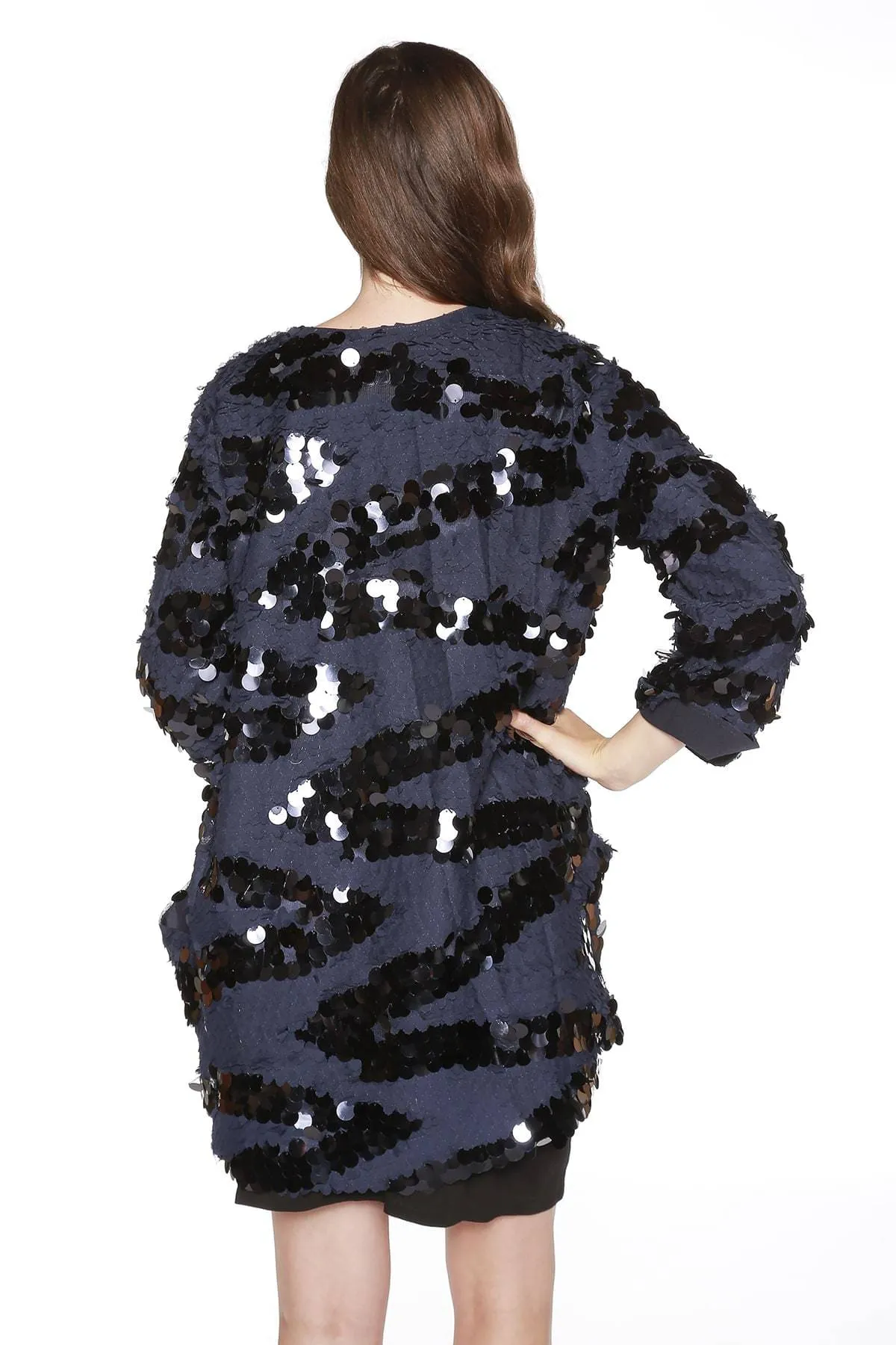 Imogen Coat - Midnight Navy AdjustableCuffs
