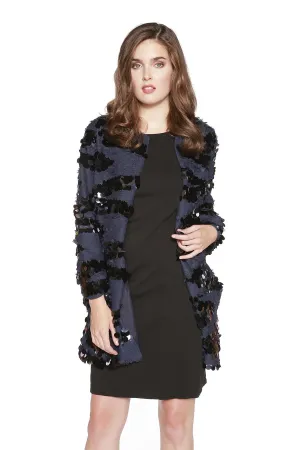Imogen Coat - Midnight Navy Water Based Coating