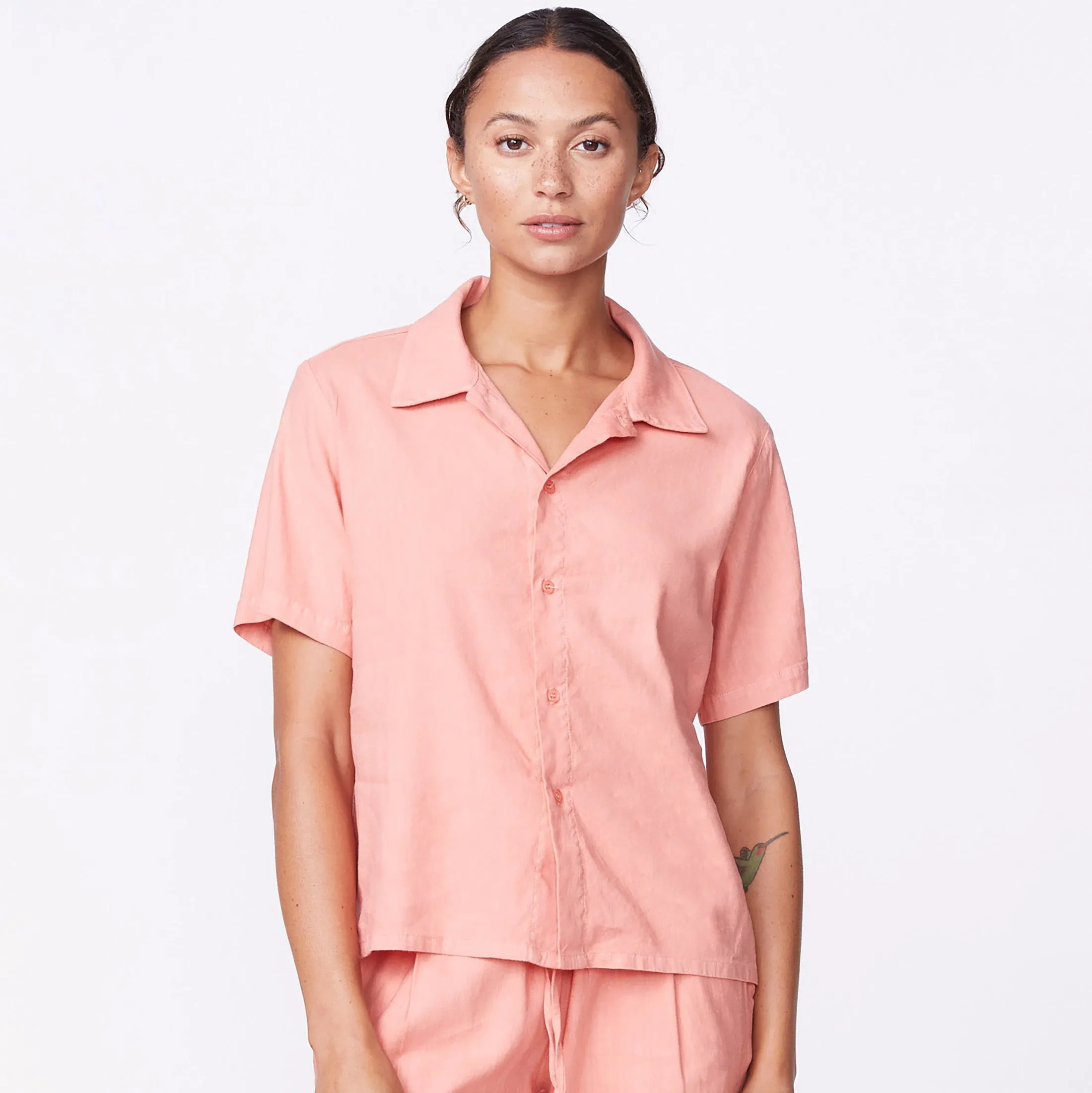 Linen Vacation Shirt Tagless Comfort