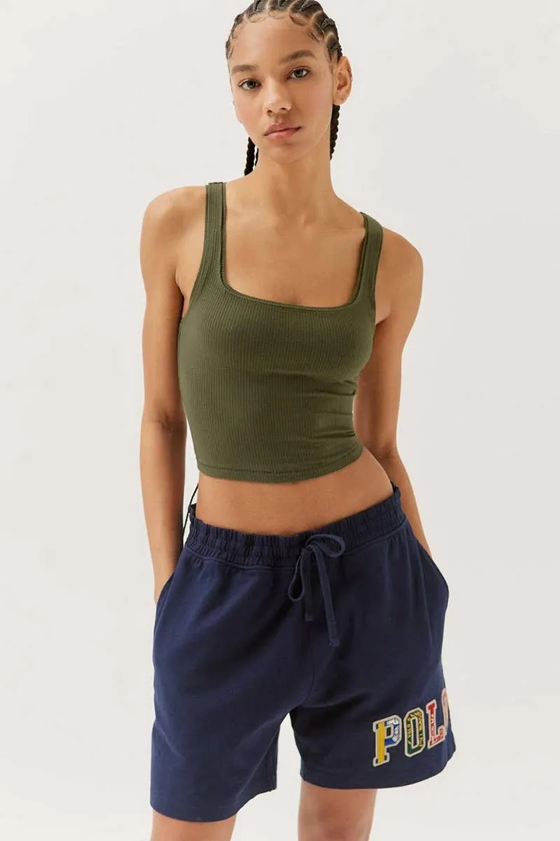 Adjustable drawstring CLASSIC SOLID COLOR SHIRT TIGHTFITTING HALTER_CWTTK0293