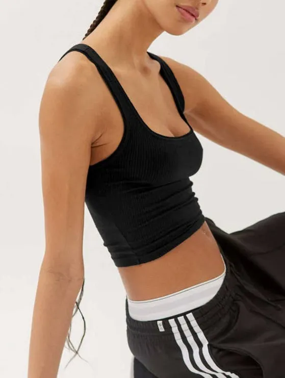 CLASSIC SOLID COLOR SHIRT TIGHTFITTING HALTER_CWTTK0293 OdorResistantFinish